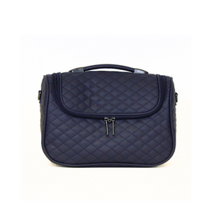 حقيبة مكياج جلد كحلي - Sumer