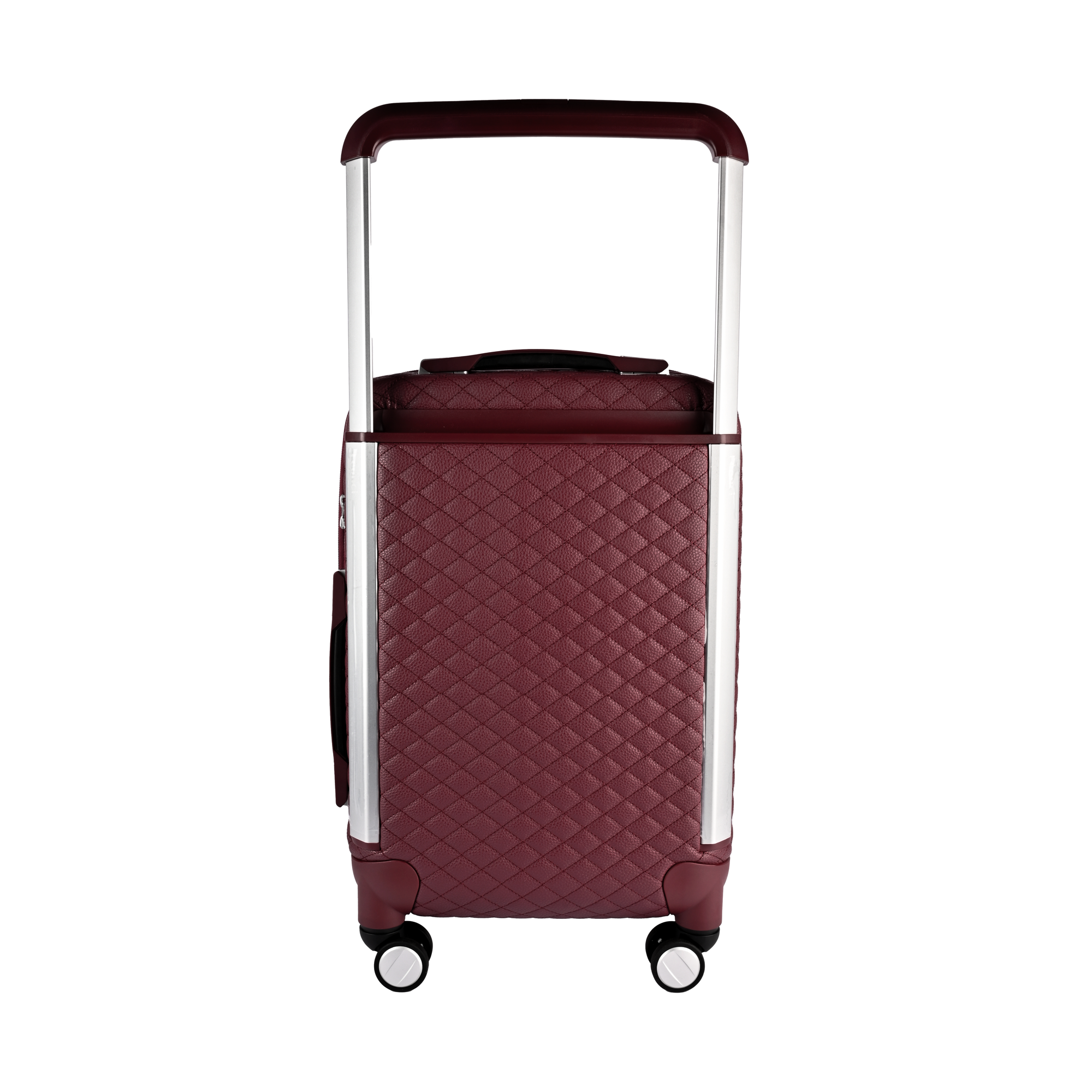 حقيبة سفر جلد عنابي - Sumer