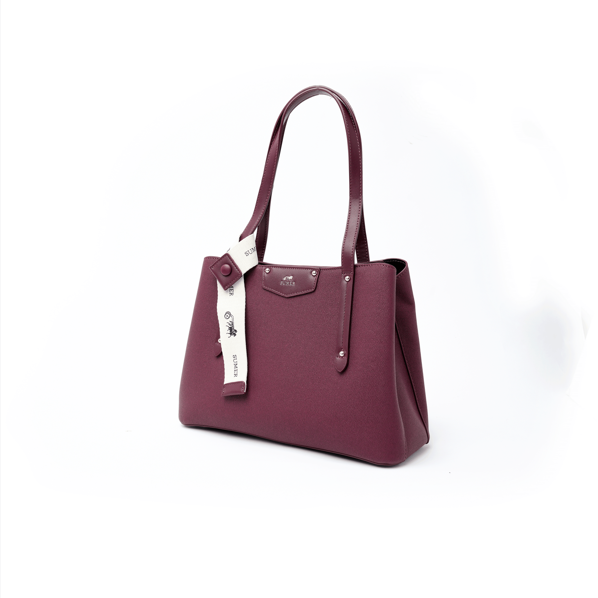 حقيبة كتف لون wine red - Sumer