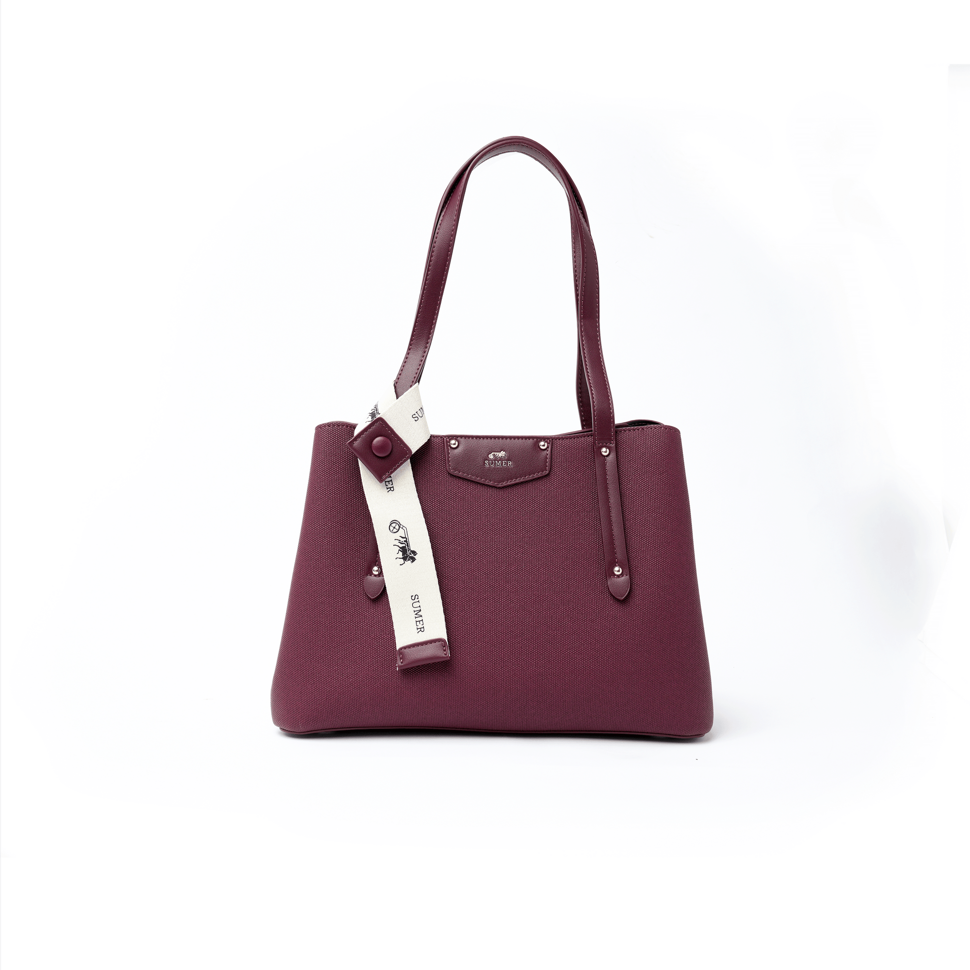 حقيبة كتف لون wine red - Sumer