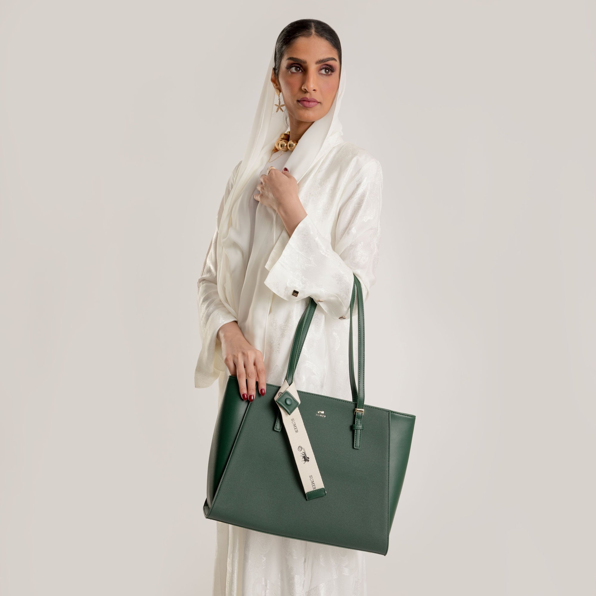 حقيبة توتي لون Dark green - Sumer