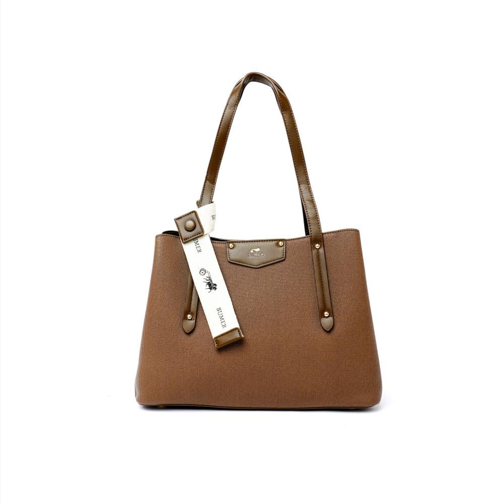 حقيبة كتف لون coffee - Sumer