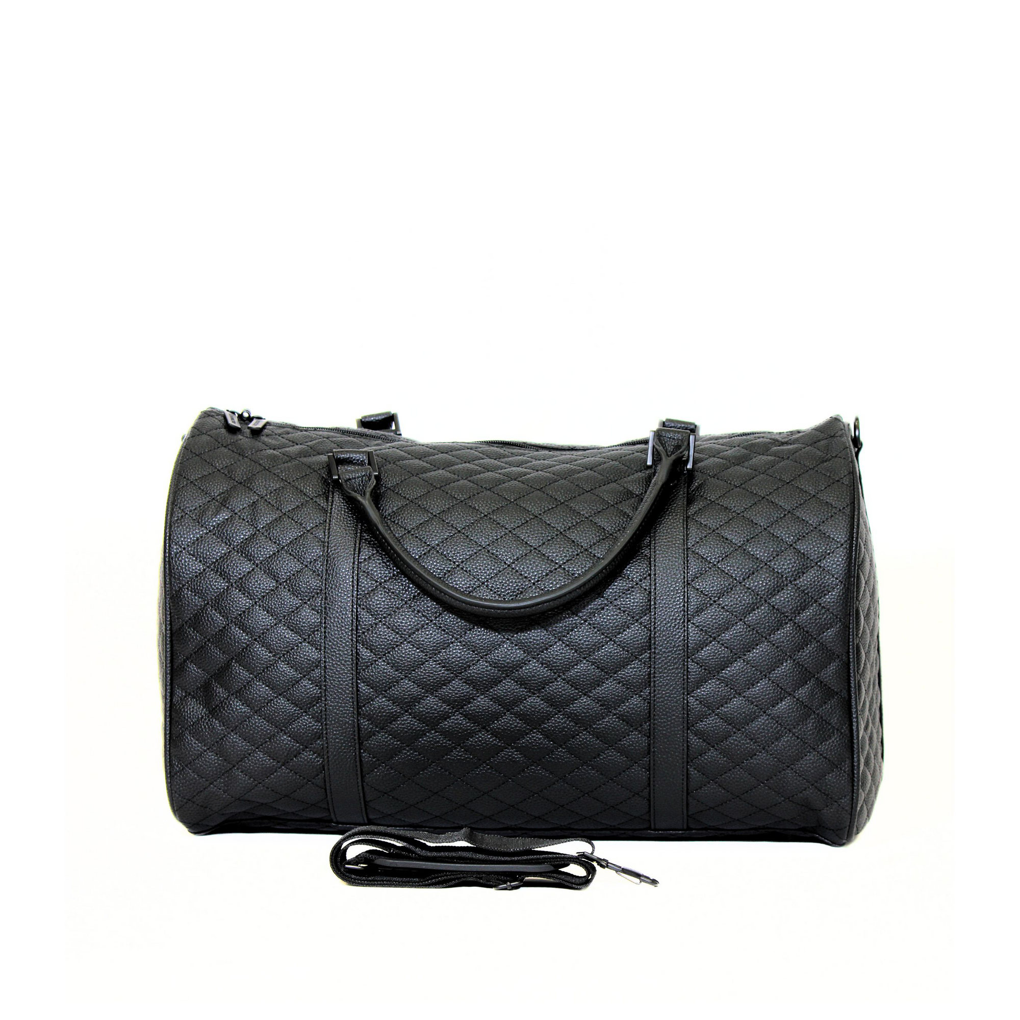 حقيبة دافل جلد اسود - Sumer