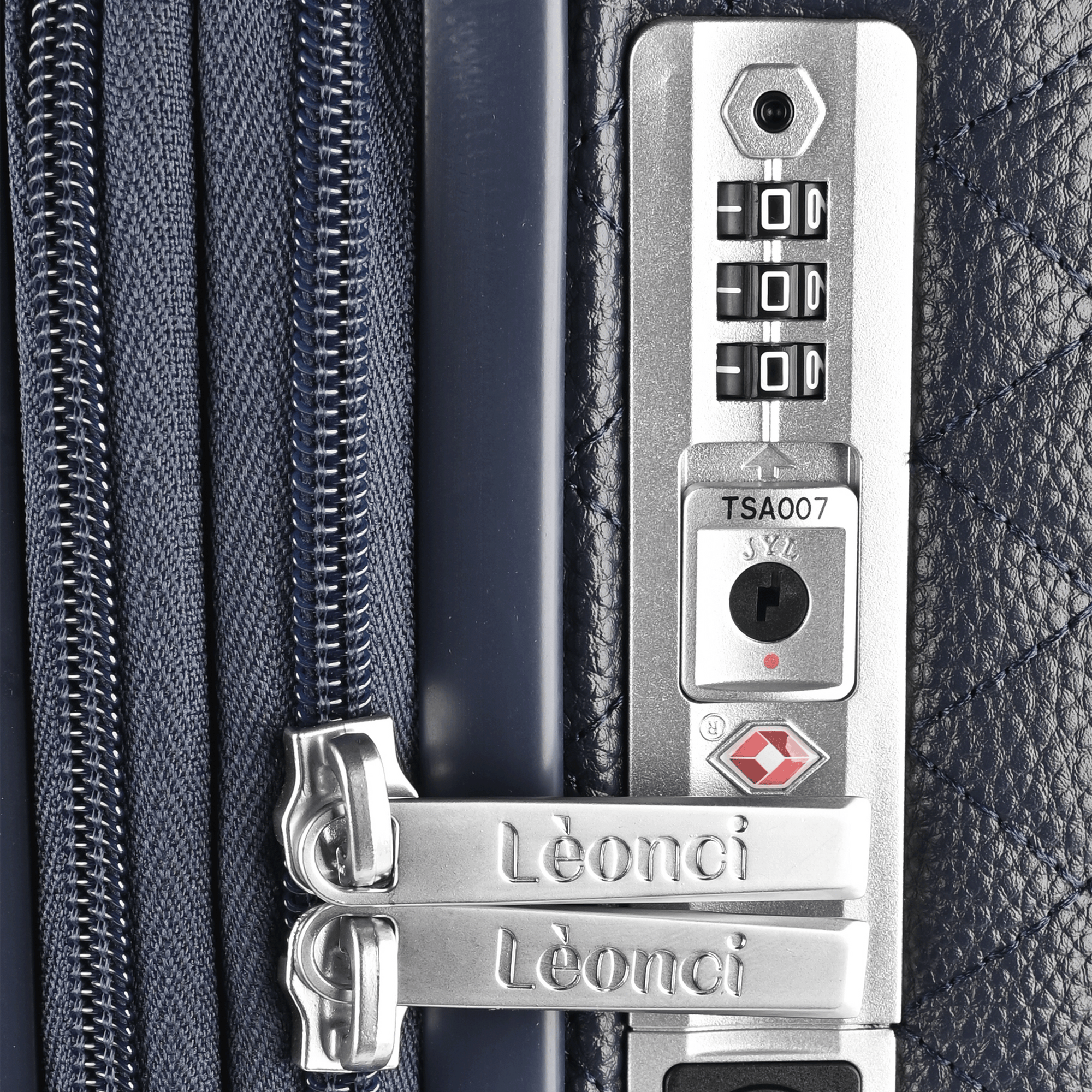 حقيبة سفر جلد كحلي - Sumer