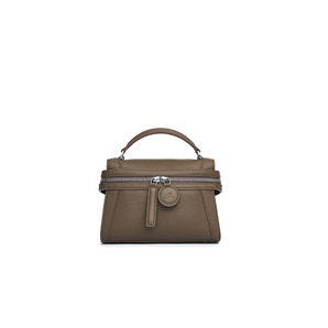 Brown Genuine Leather Mini Summer Bag