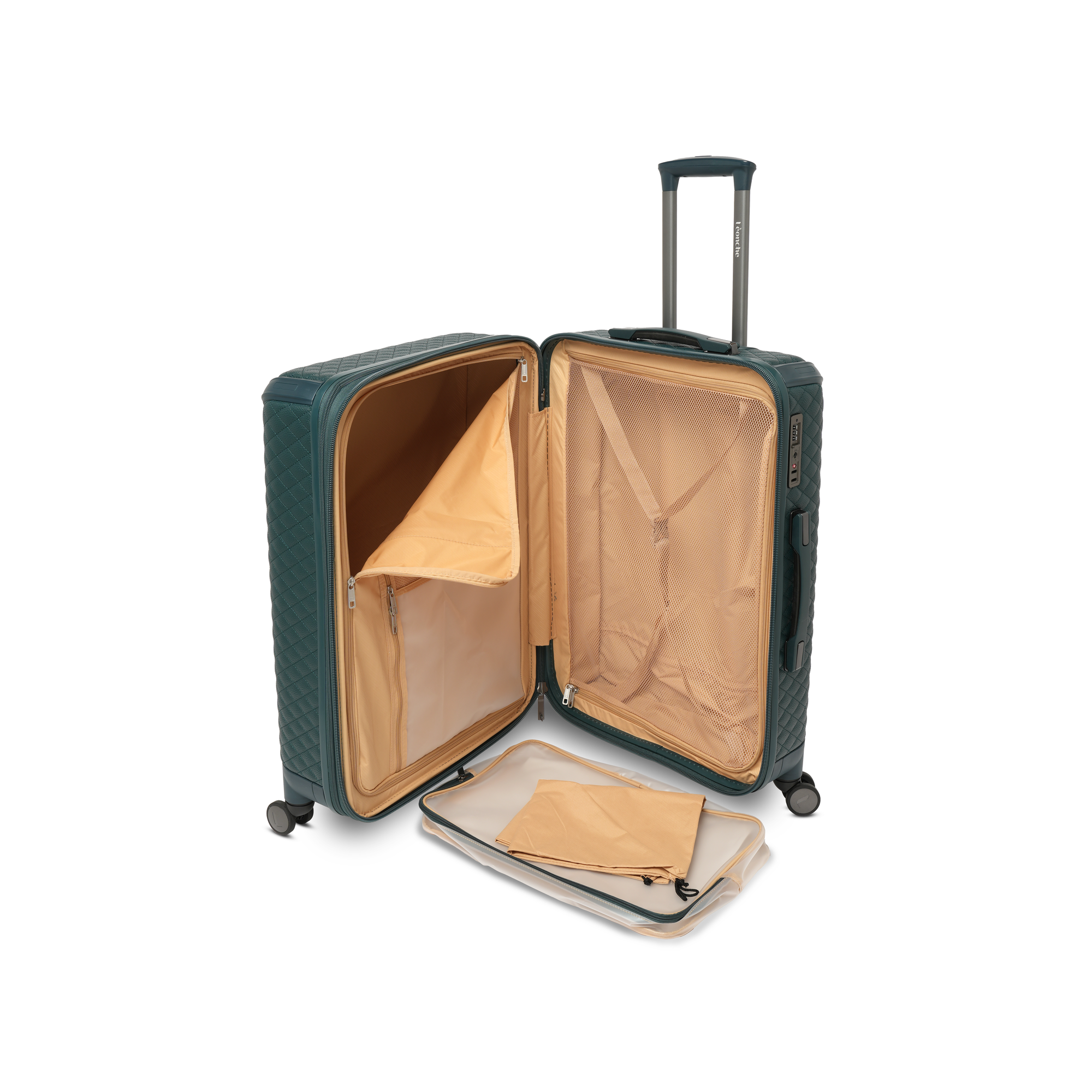 حقيبة وسط جلد اخضر غامق - Sumer