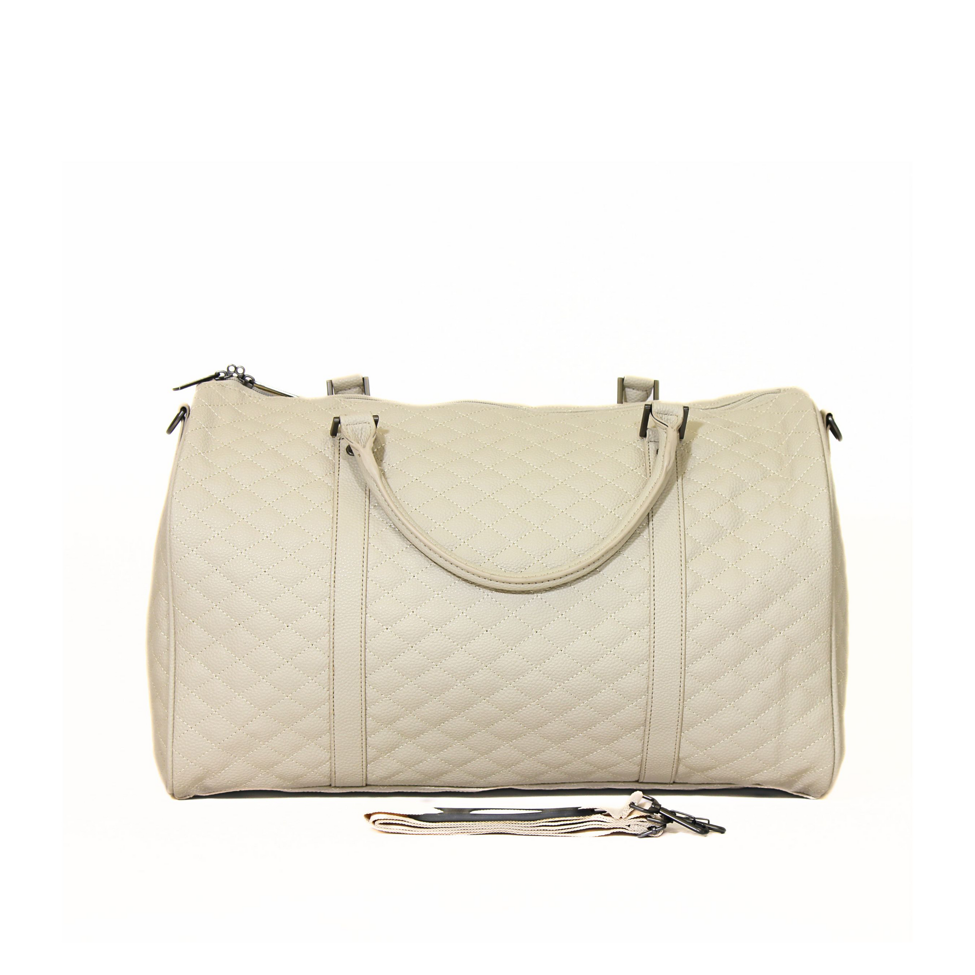 حقيبة دافل جلد بيج - Sumer