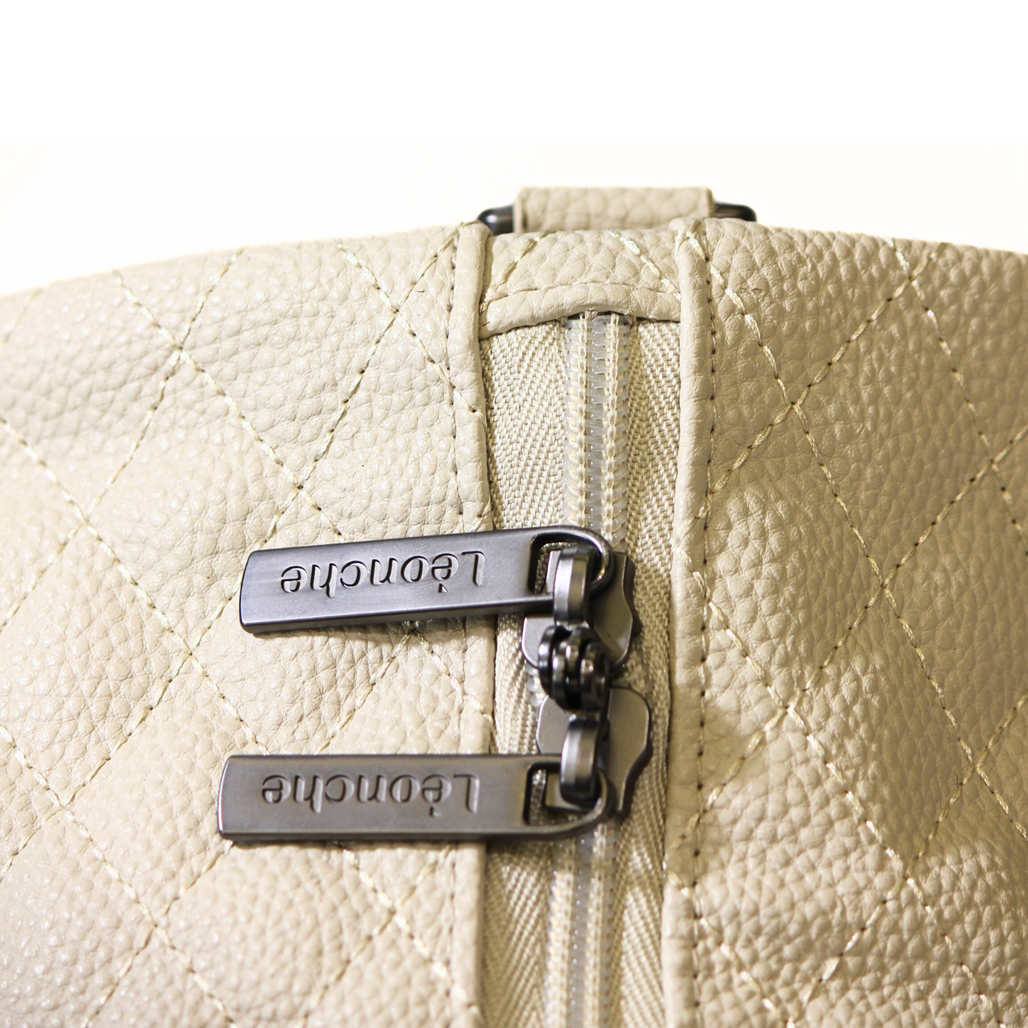 حقيبة دافل جلد بيج - Sumer