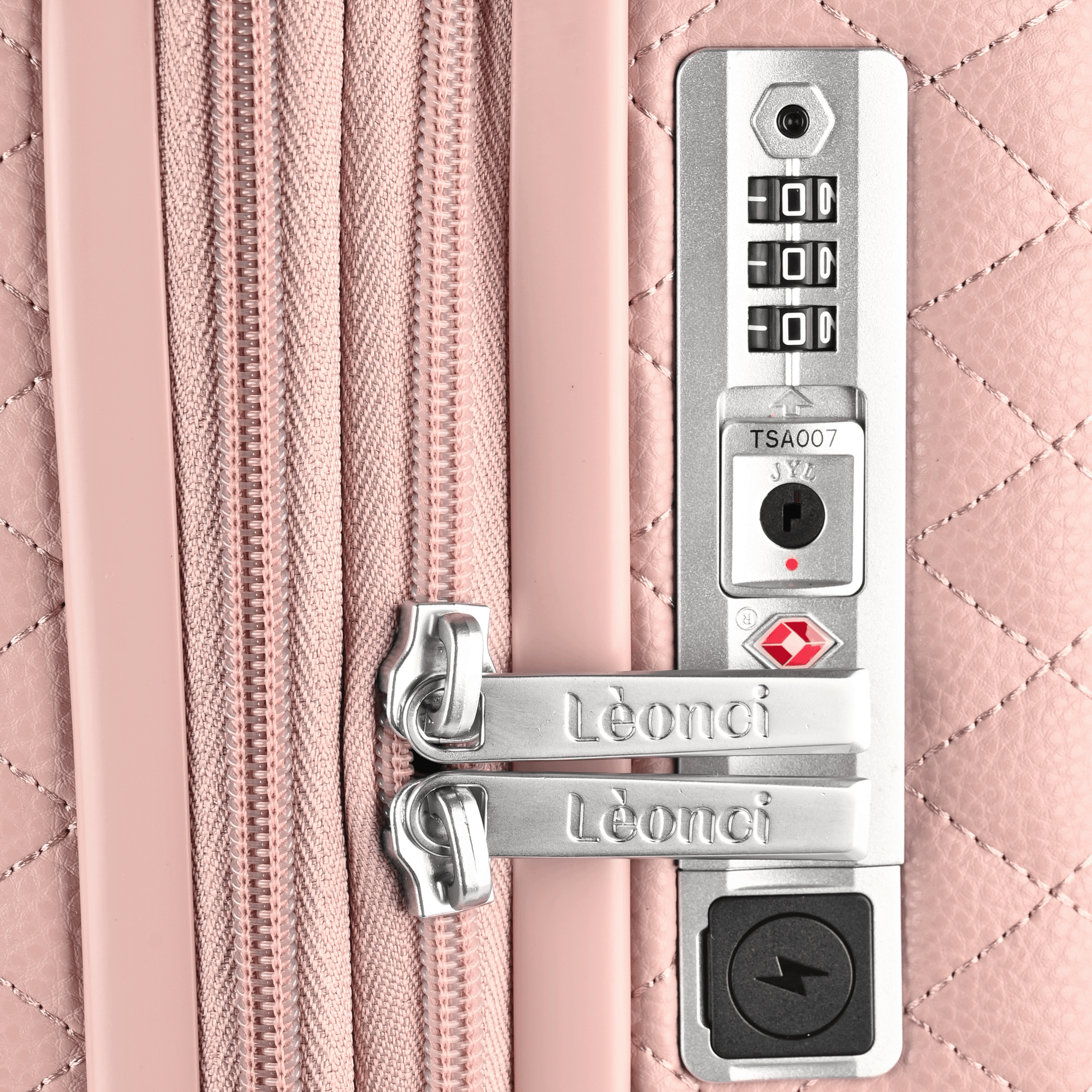 حقيبة سفر جلد وردي - Sumer