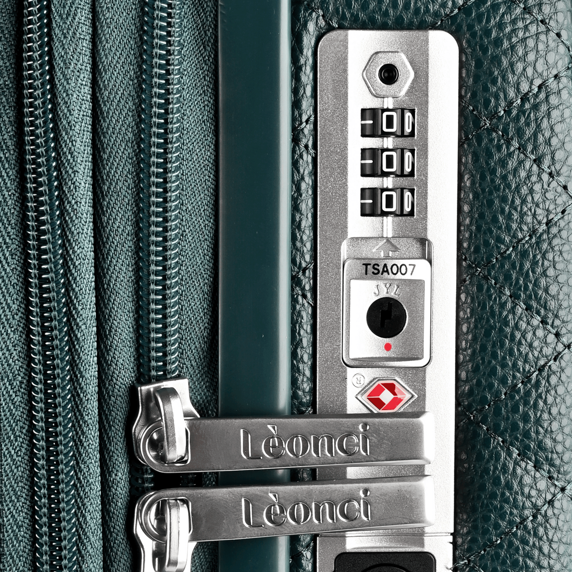 حقيبة سفر جلد اخضر - Sumer