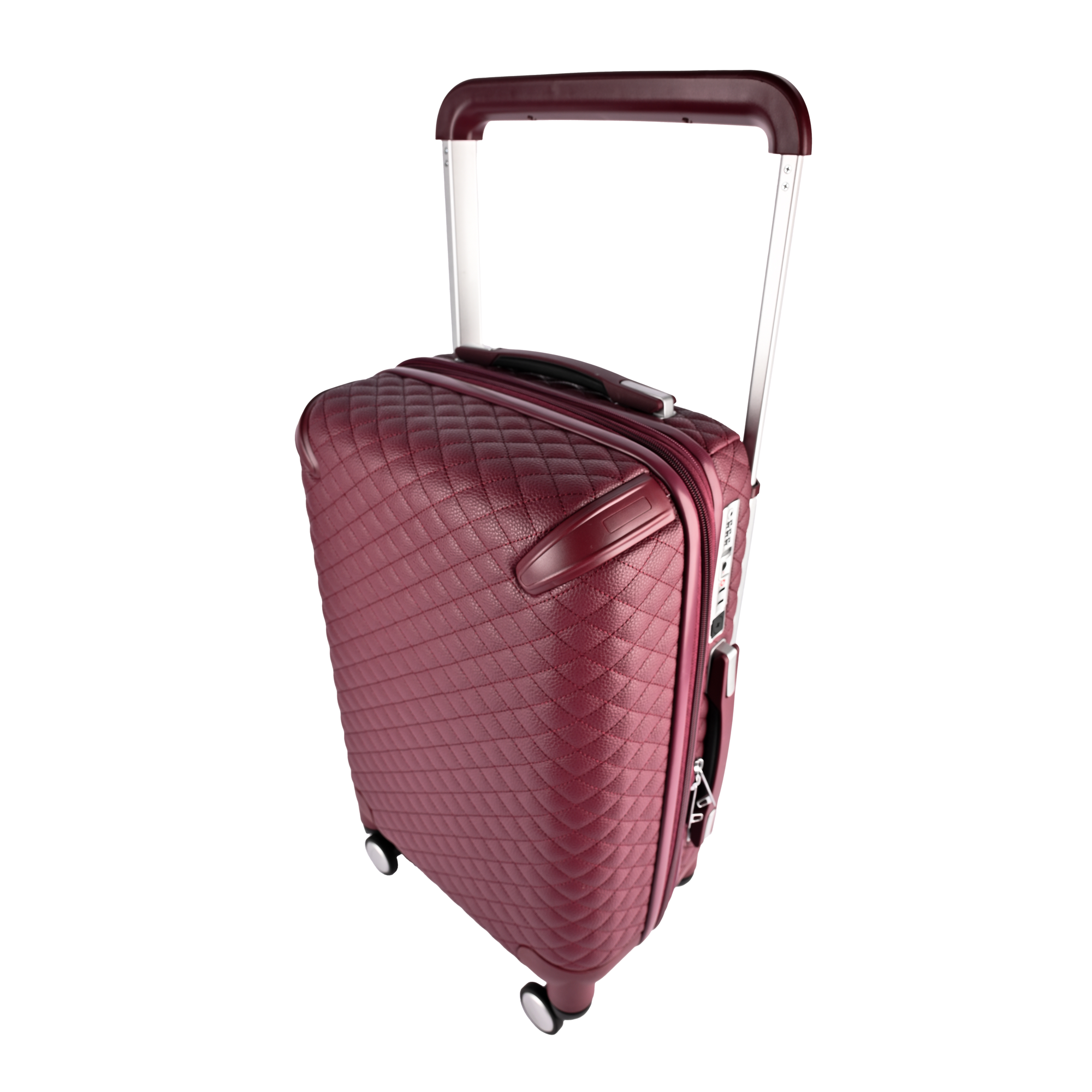 حقيبة سفر جلد عنابي - Sumer