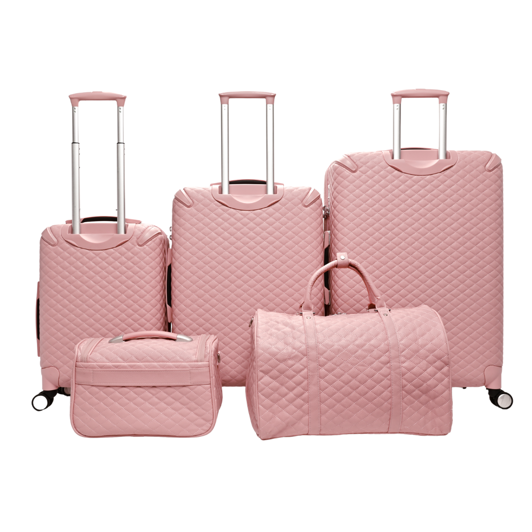 5-piece travel set, Pink