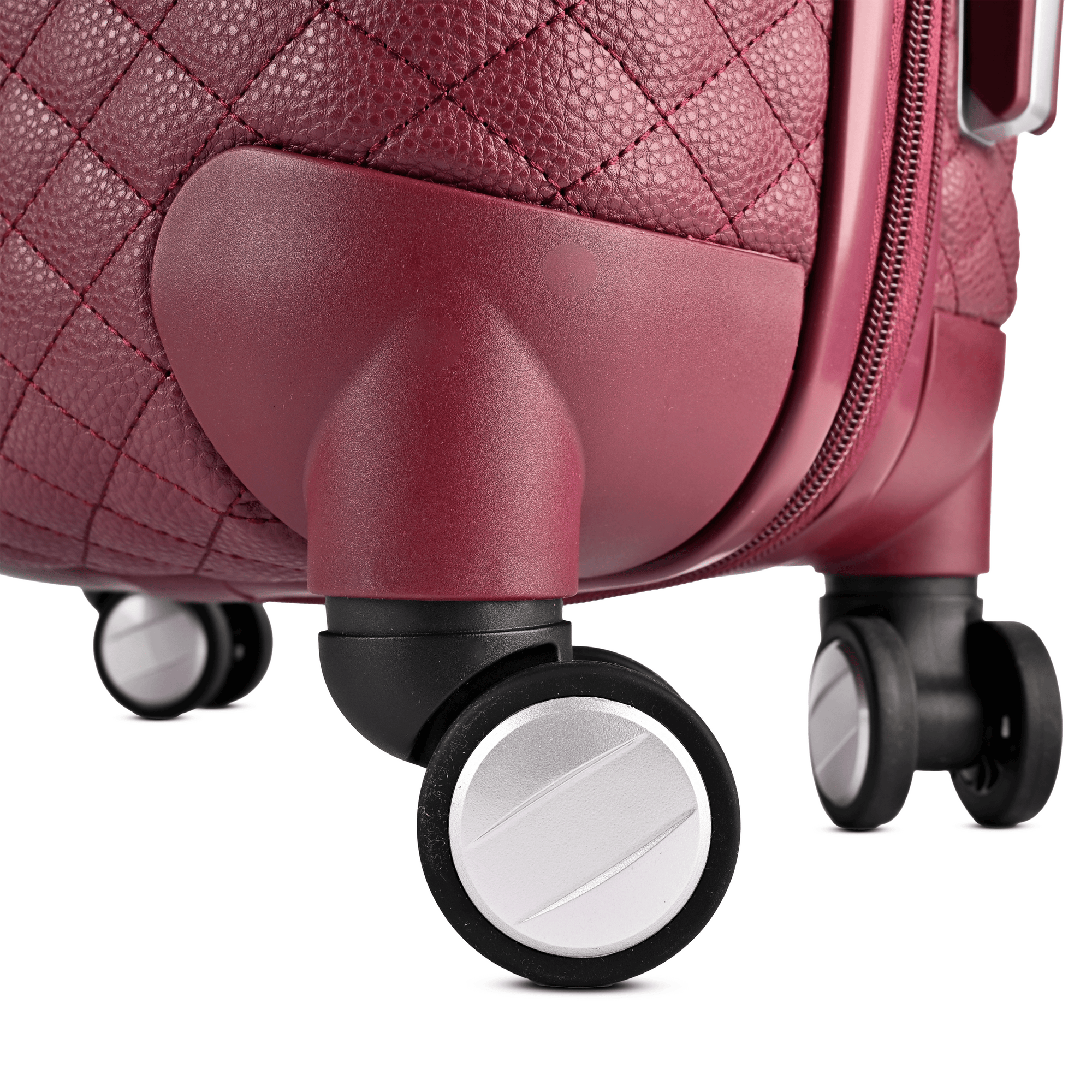 حقيبة سفر جلد عنابي - Sumer