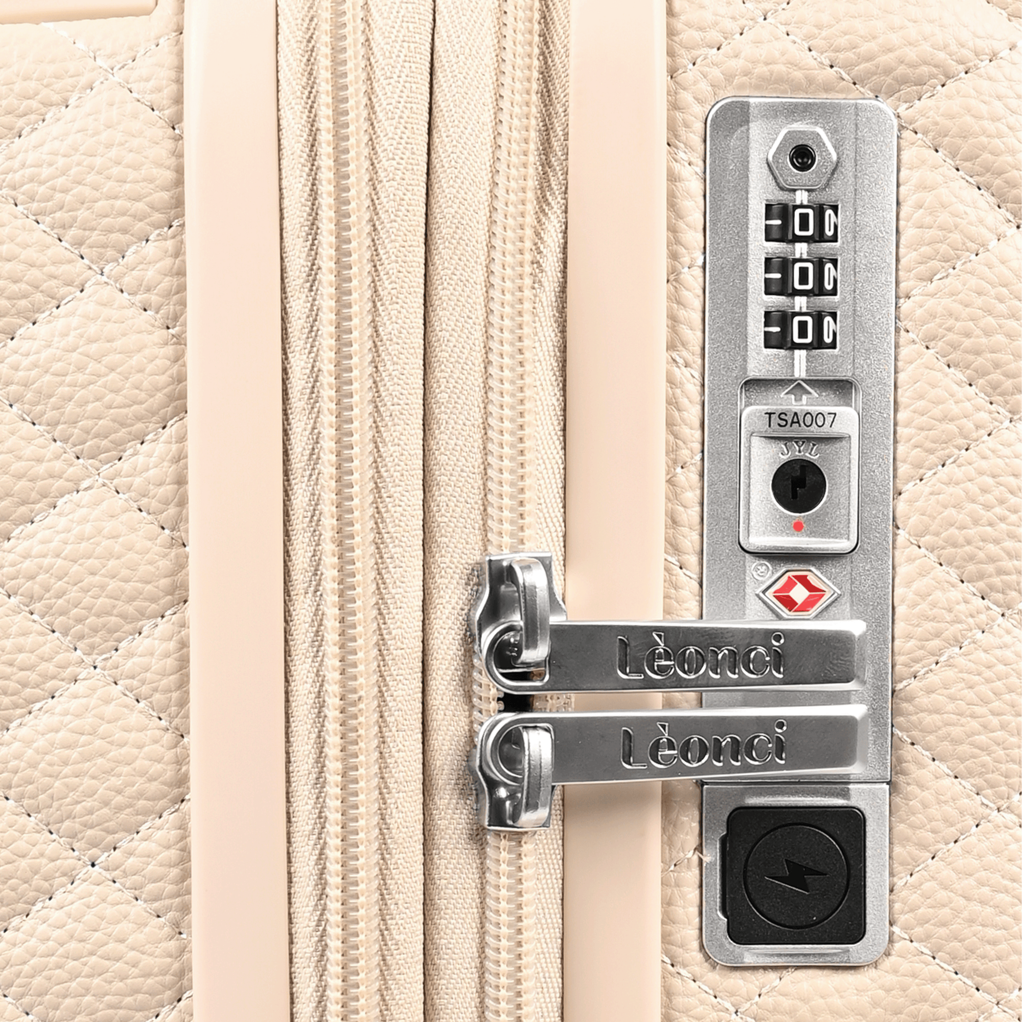 حقيبة سفر جلد بيج - Sumer