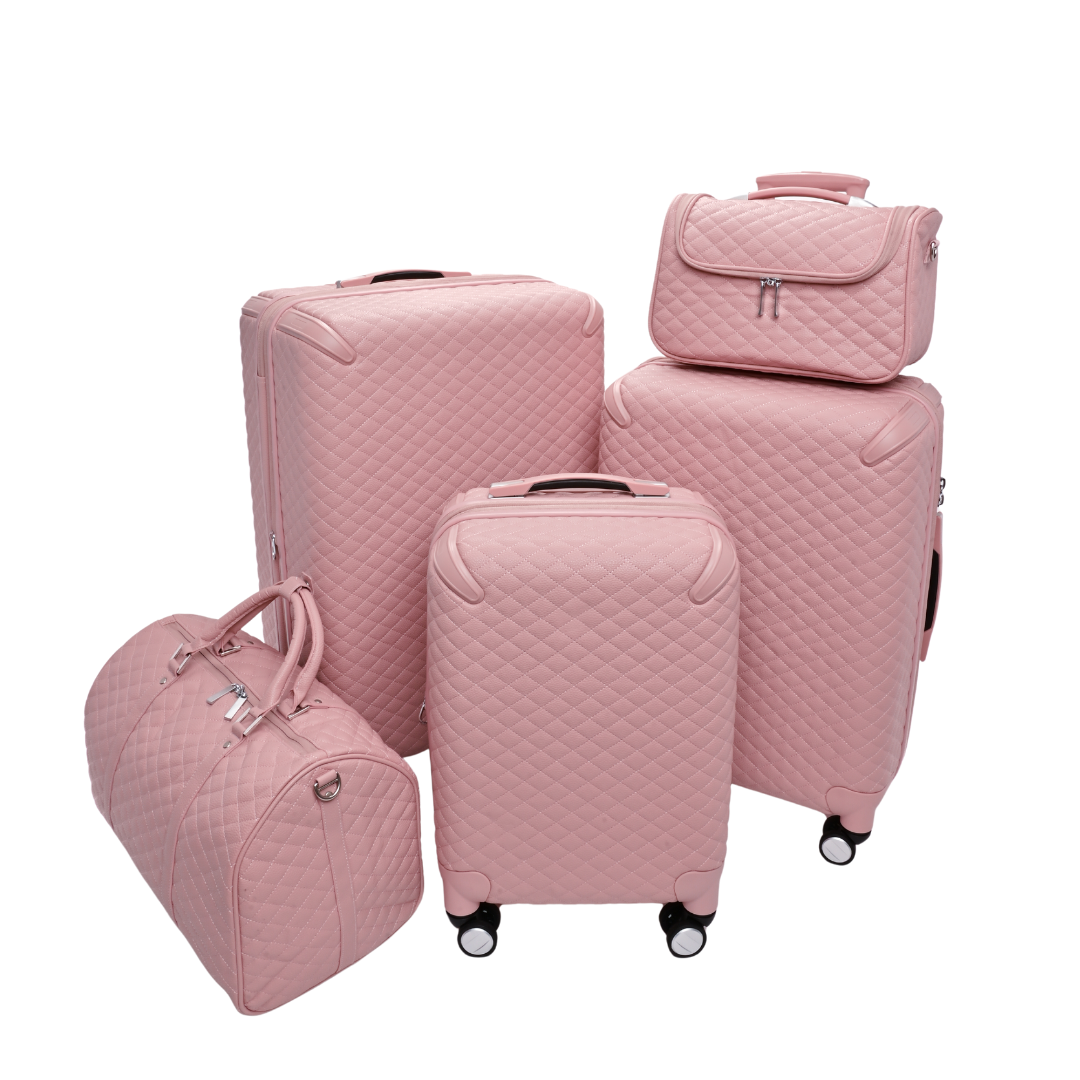 5-piece travel set, Pink