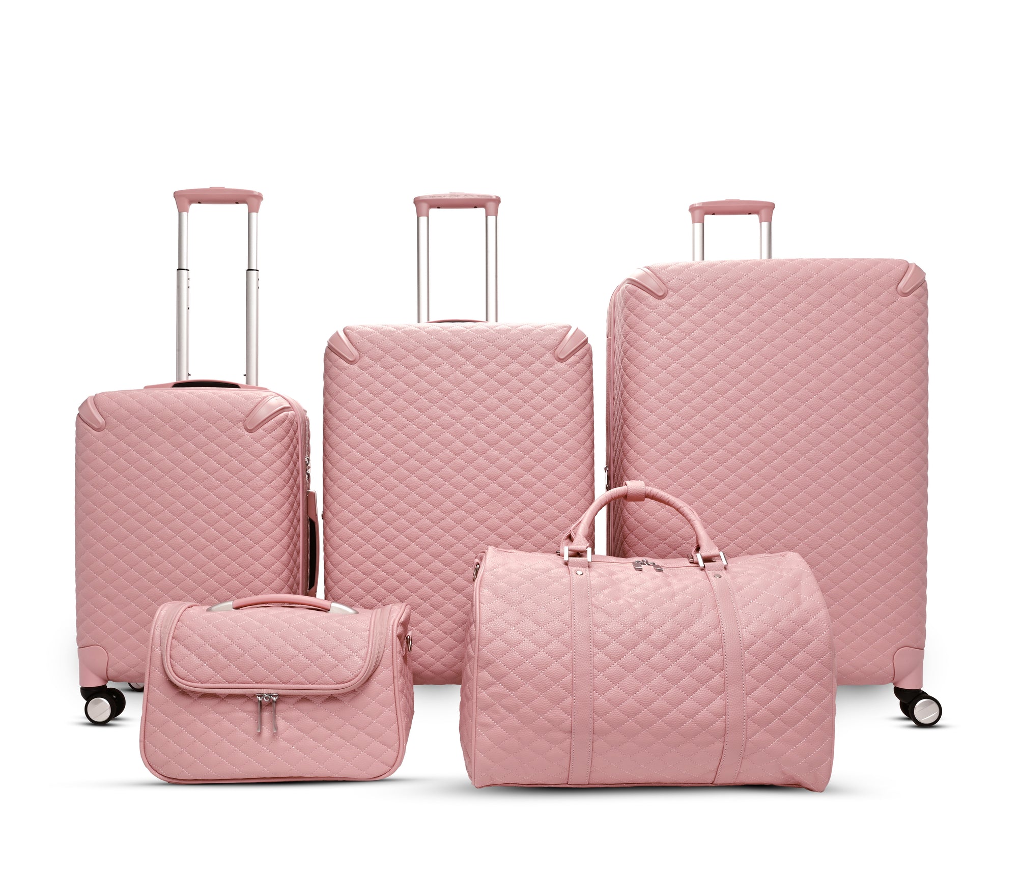 5-piece travel set, Pink
