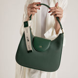 حقيبة كتف لون Dark green - Sumer