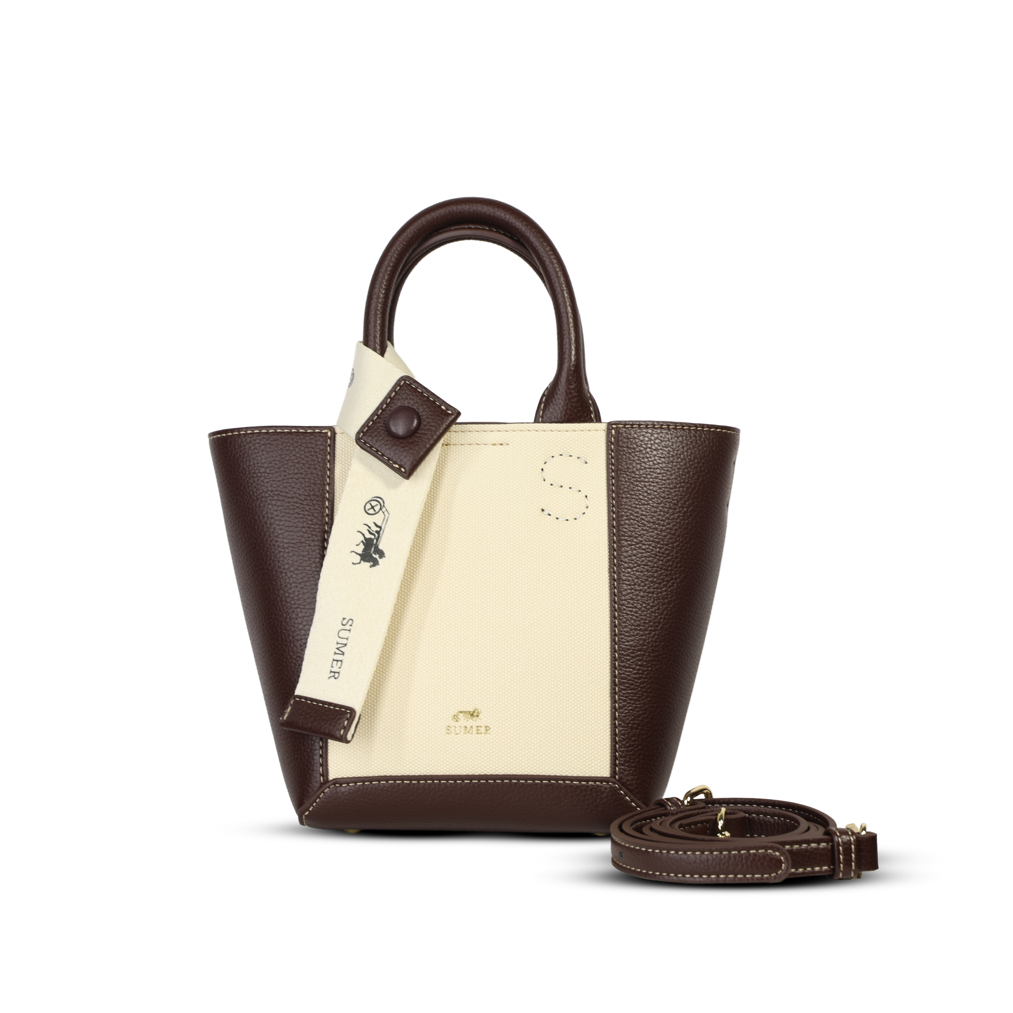 حقيبة يد بيلي لون بني - Sumer