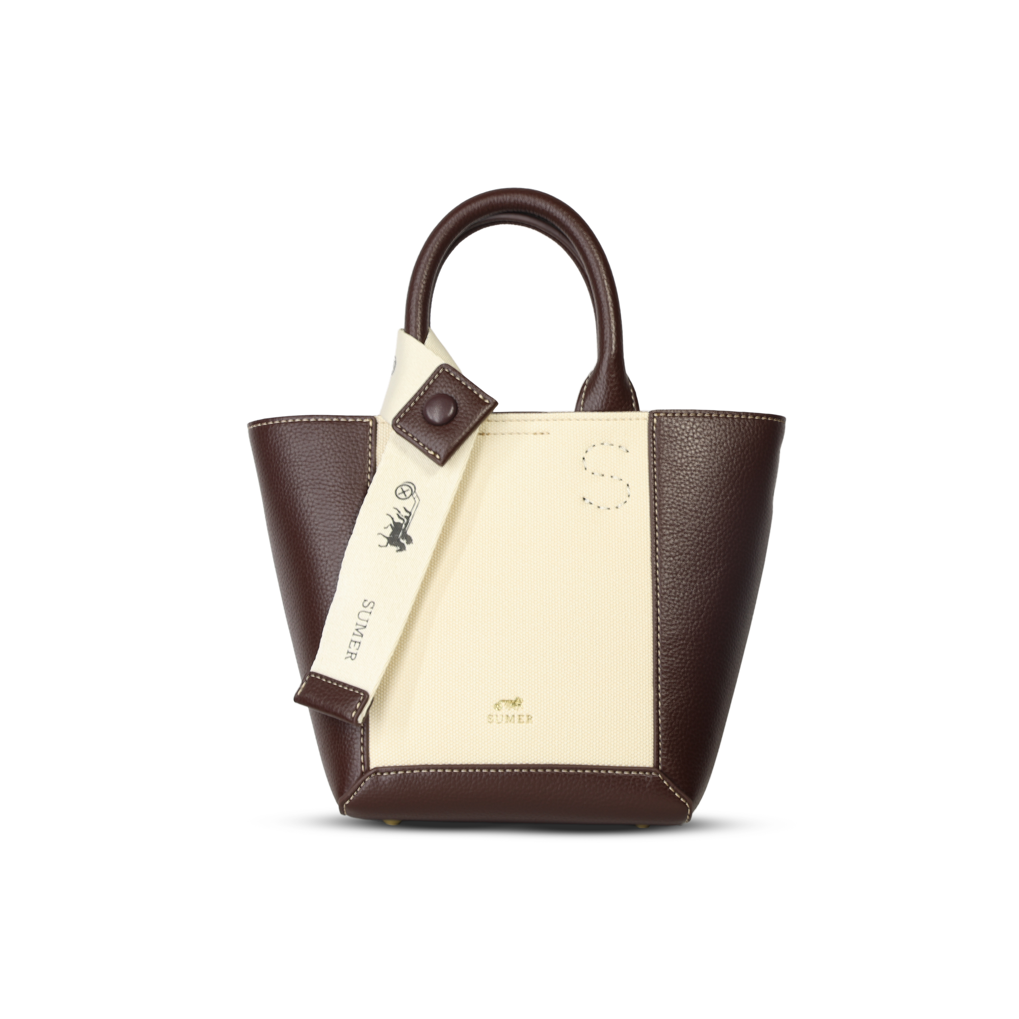 حقيبة يد بيلي لون بني - Sumer