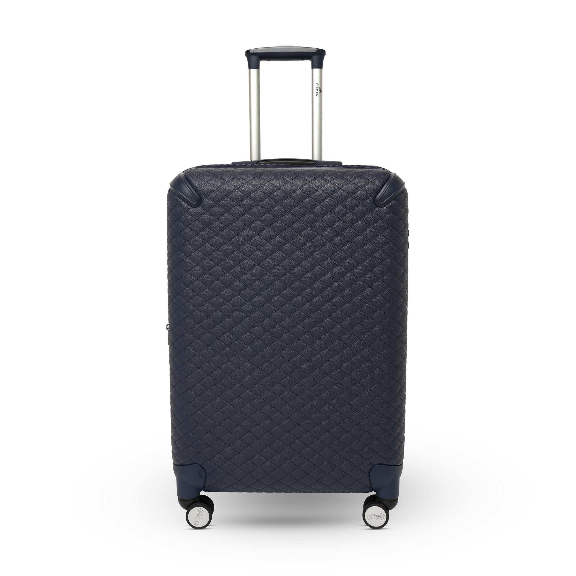 طقم شنط سفر 5 قطع جلد كحلي - Sumer