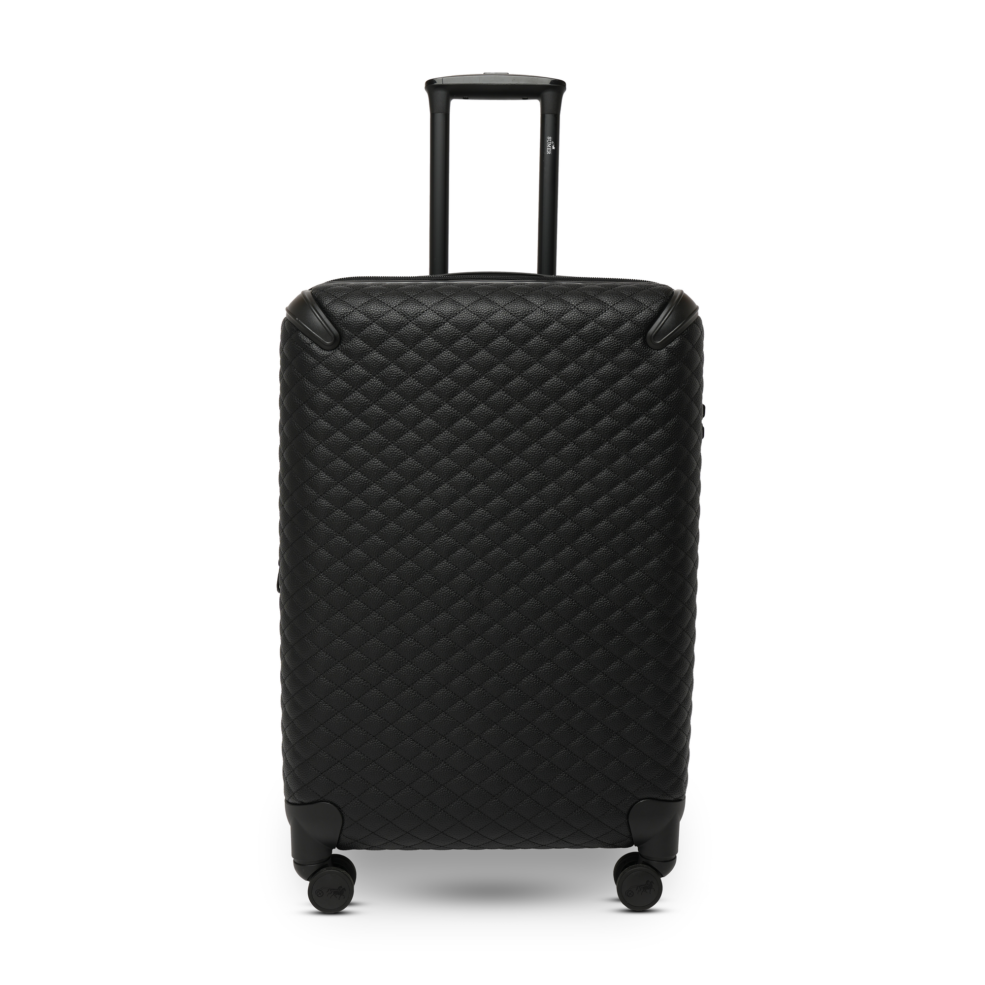 طقم حقائب سفر 5 قطع جلد اسود - Sumer