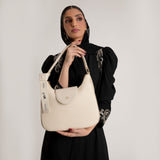 حقيبة كتف لون Beige - Sumer