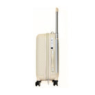 حقيبة سفر جلد رسم يدوي بيج - Sumer -