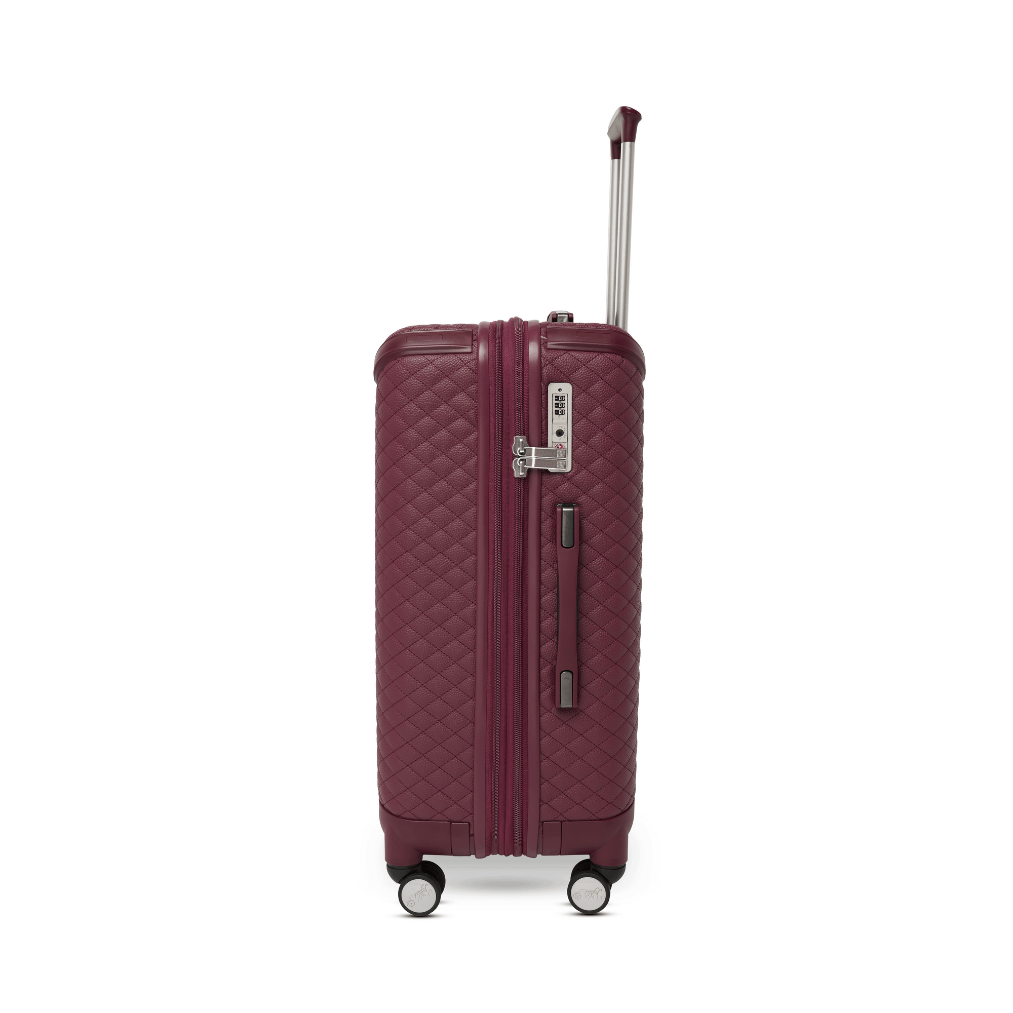 طقم حقائب سفر 5 قطع جلد عنابي - Sumer