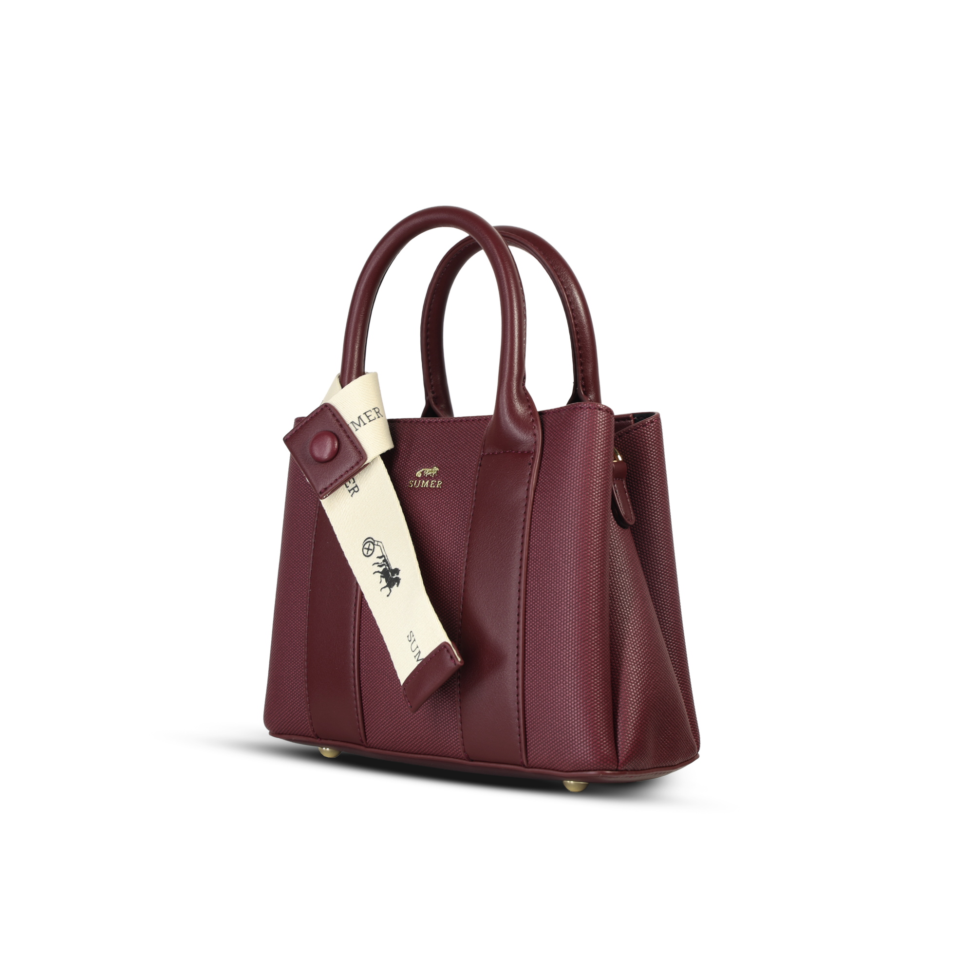 حقيبة يد بيلي لون عنابي - Sumer