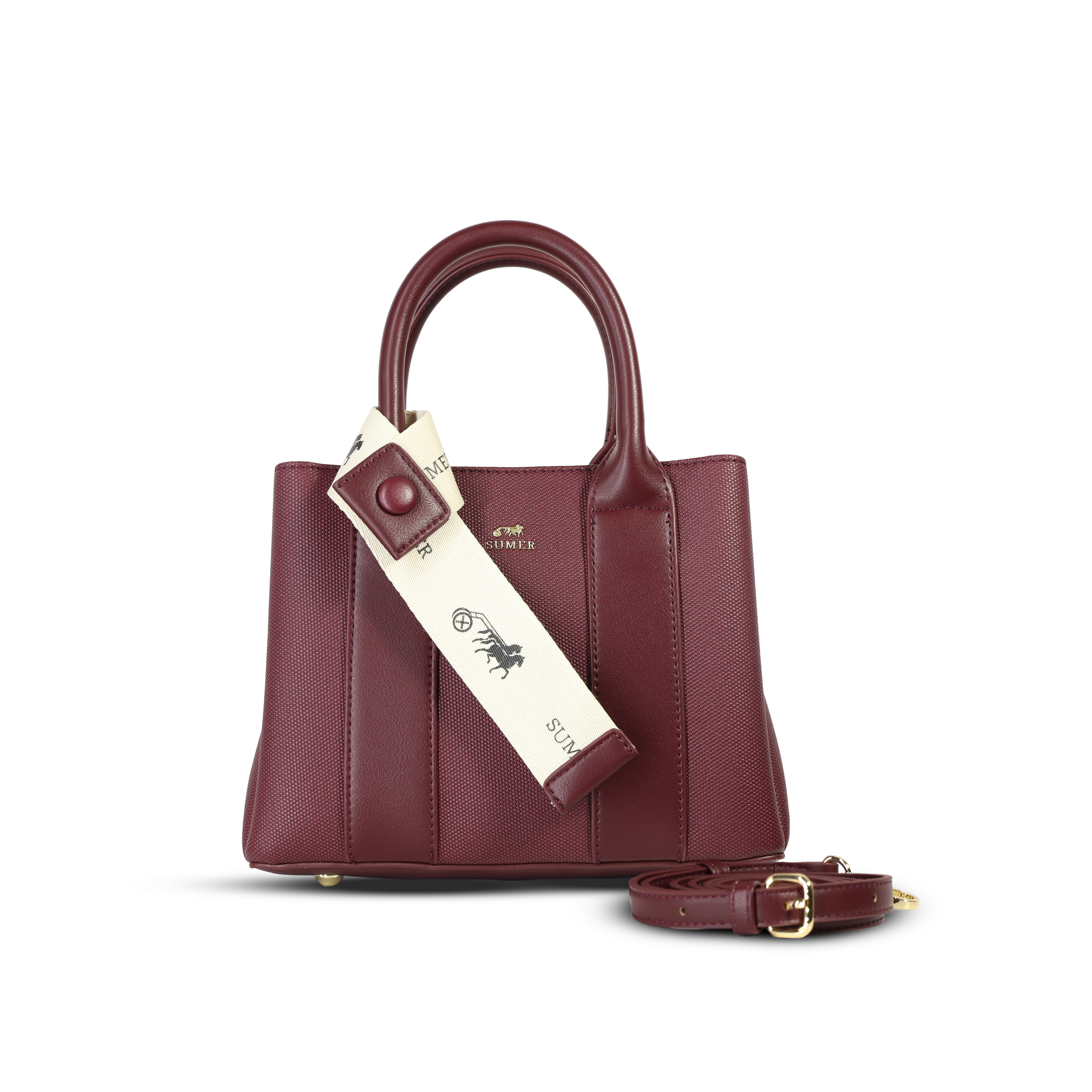 حقيبة يد بيلي لون عنابي - Sumer