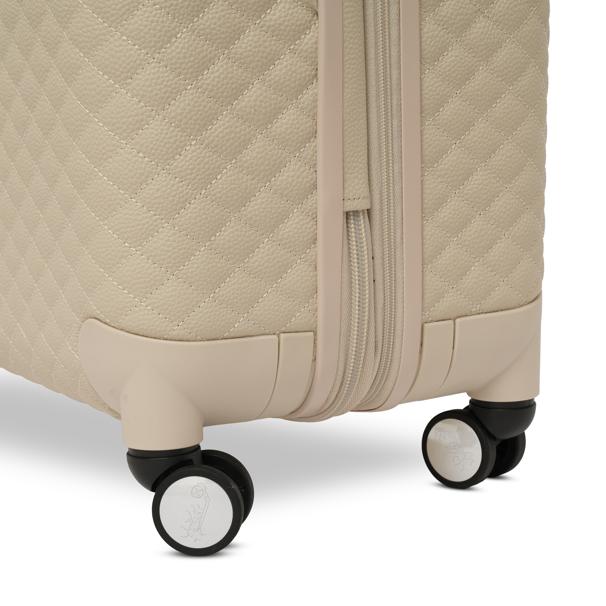 طقم حقائب سفر 5 قطع جلد بيج - Sumer