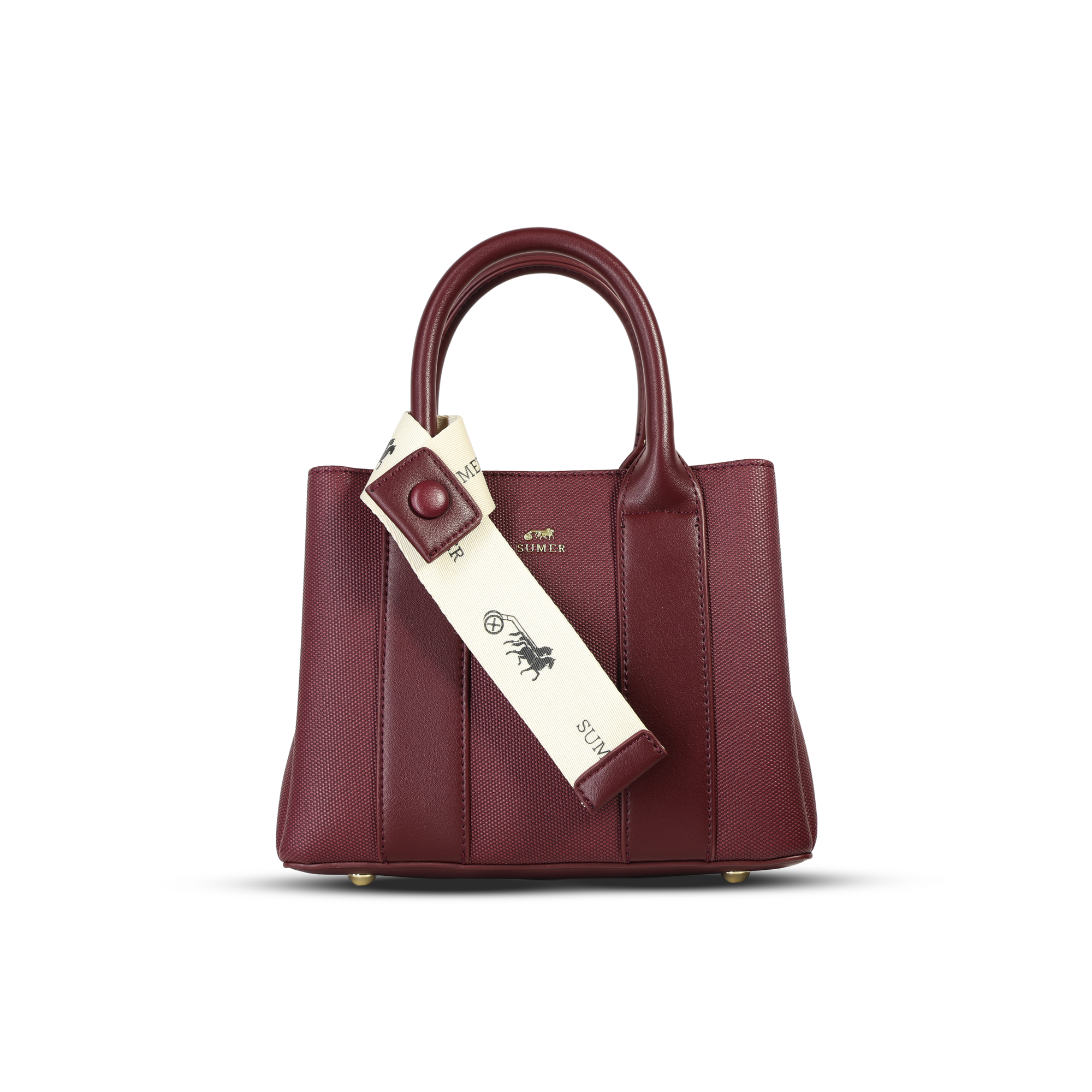 حقيبة يد بيلي لون عنابي - Sumer